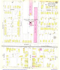 Sanborn Map [Indiana--South Bend] {1893} sheet 21
