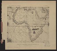 Afrique de la mappemonde Portugaise anonyme de 1502.