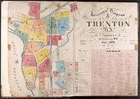 1874 Sanborn Insurance Diagram of Trenton, NJ (Index)