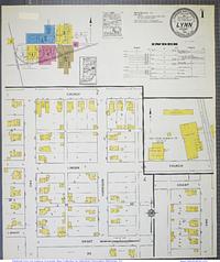 Sanborn Map [Indiana--Lynn] {1920} sheet 1