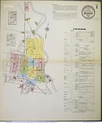 Sanborn Map [Indiana--Decatur] {1914} sheet 1